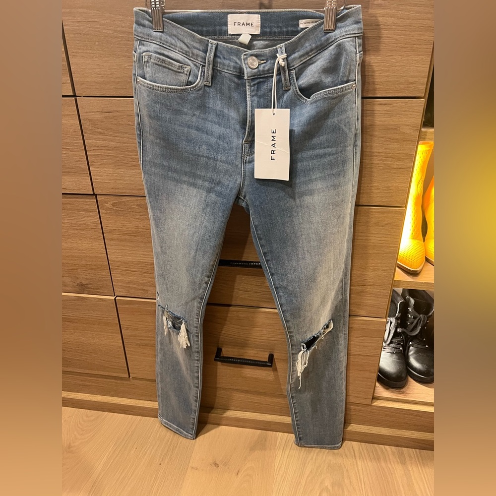 FRAME LE SKINNY DE JEANNE CROP